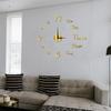3D DIY Wall Clock Simple Installation Quiet Wall Clock Battery-Powered Modern Nordic Wall Clock for Living Room Bedroom