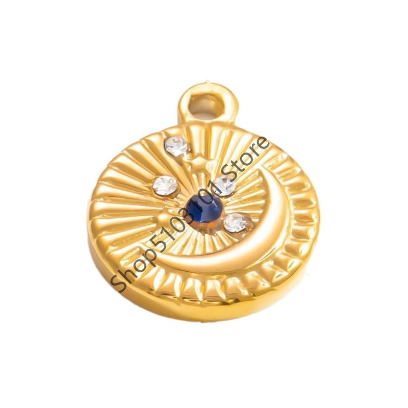 Золотые Океанские Животные Черепаха Раковина Ракушка Морская Звезда DIY Шармы Для Изготовления Украшений Оптом Нержавеющая Сталь Шарм Подвеска Изготовление Ожерелий
