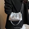 2025 New Fashionable Small Fragrant Wind Pleated Cloud Bag Women's Versatile High-end Simple Chain Single Shoulder Messenger Bag