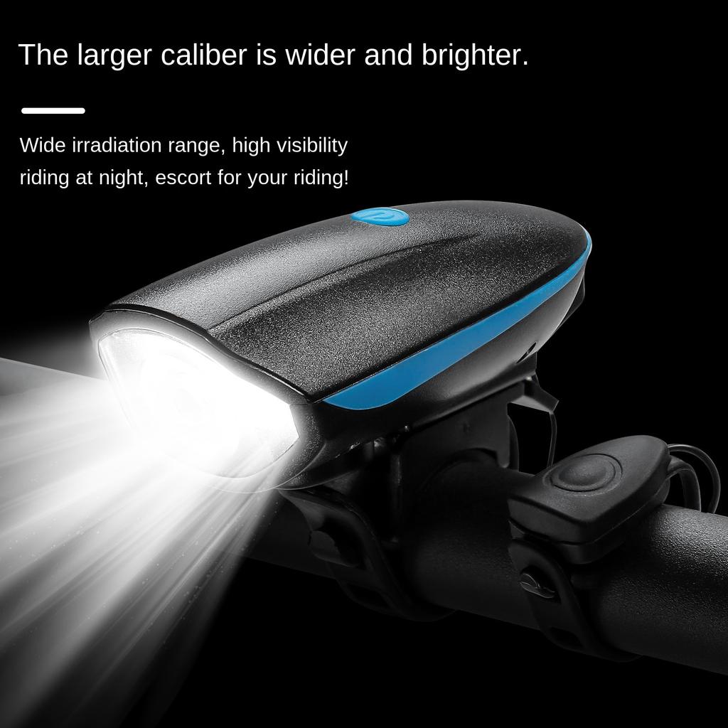 Bicycle Lights with Speakers, Rechargeable Bicycle Lights, Cycling Lights, Bicycle Headlights with 3 Lighting Modes