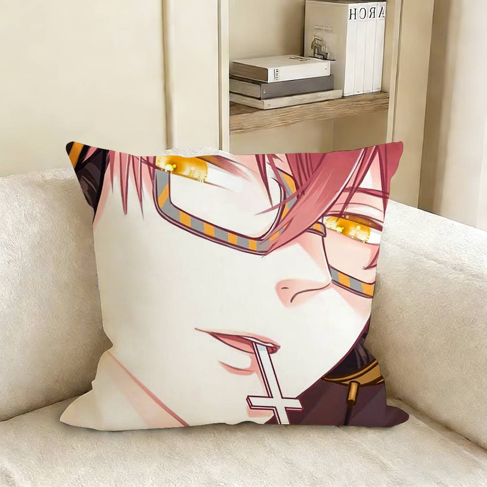 Аниме Игра Mystic Messenger Различные Размеры Квадратная Наволочка Для Декора Автомобиля Дома Спальни