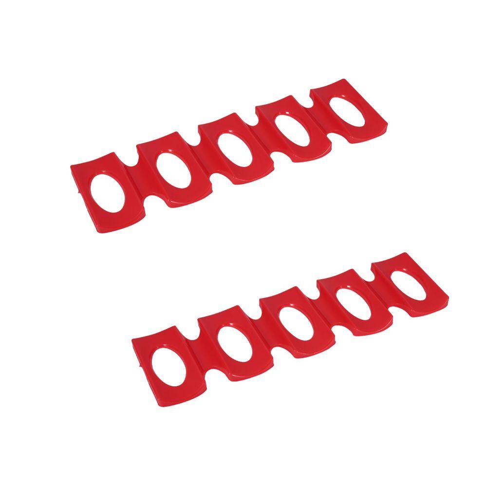 2 PCS Foldable Design Bottle Stacking Rack Red Beer Can Holder Can Stacking Rack  Kitchen Cabinet