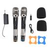 Metal Wireless Microphone with Reverb Handheld Professional Dynamic Mic Receiver Set for Home