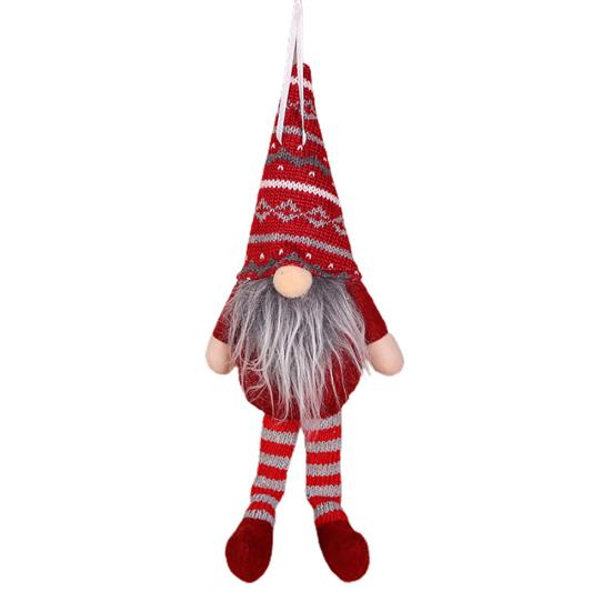 Рождественский Санта-Гном Лесной Безликий Кулон Кукла Домашнее Кафе Праздничный Декор Подарочная Игрушка