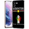 Чехол для телефона с флагом Курдистана для Samsung Galaxy S23 S20 FE S22 S21 Ultra M21 M22 M32 S10 S10E S9 S8 Plus 5G Прозрачный корпус