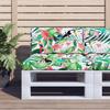 2 Piece Pallet Cushions Multicolored Fabric