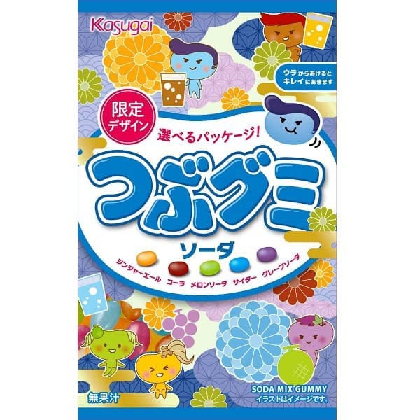 Кондитерские изделия Kasugai «Tsubu Gummi Soda» 80 г. Включает 4 вида измельченных жевательных конфет, доступных только в ограниченном количестве. Включает 4 вида измельченных жевательных конфет, доступных только в ограниченном количестве.