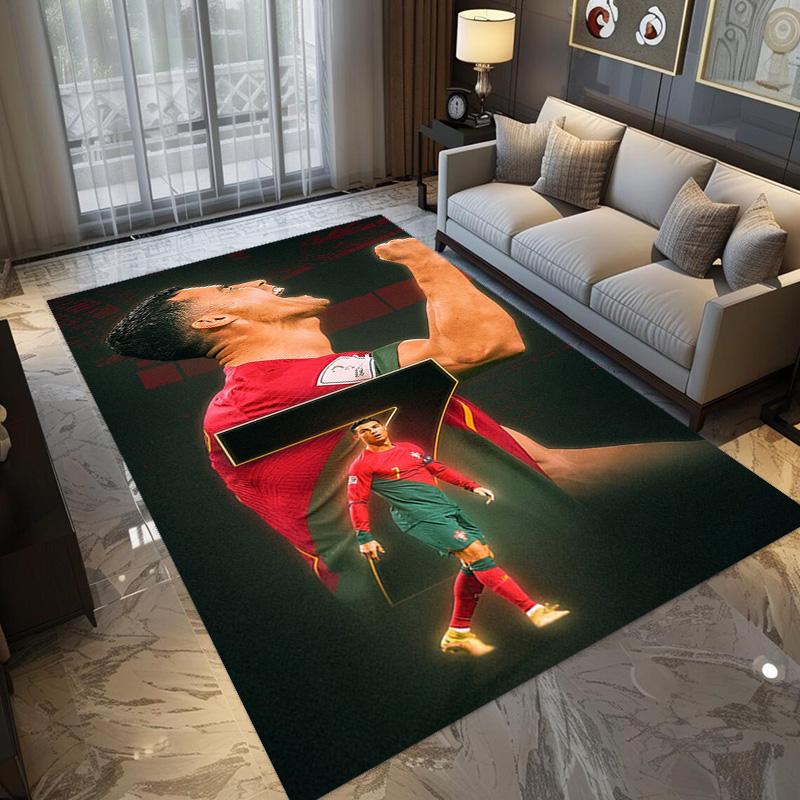 Cristiano Ronaldo's Legacy carpet Living room and bedroom mats printing Protective pad Art Doormat