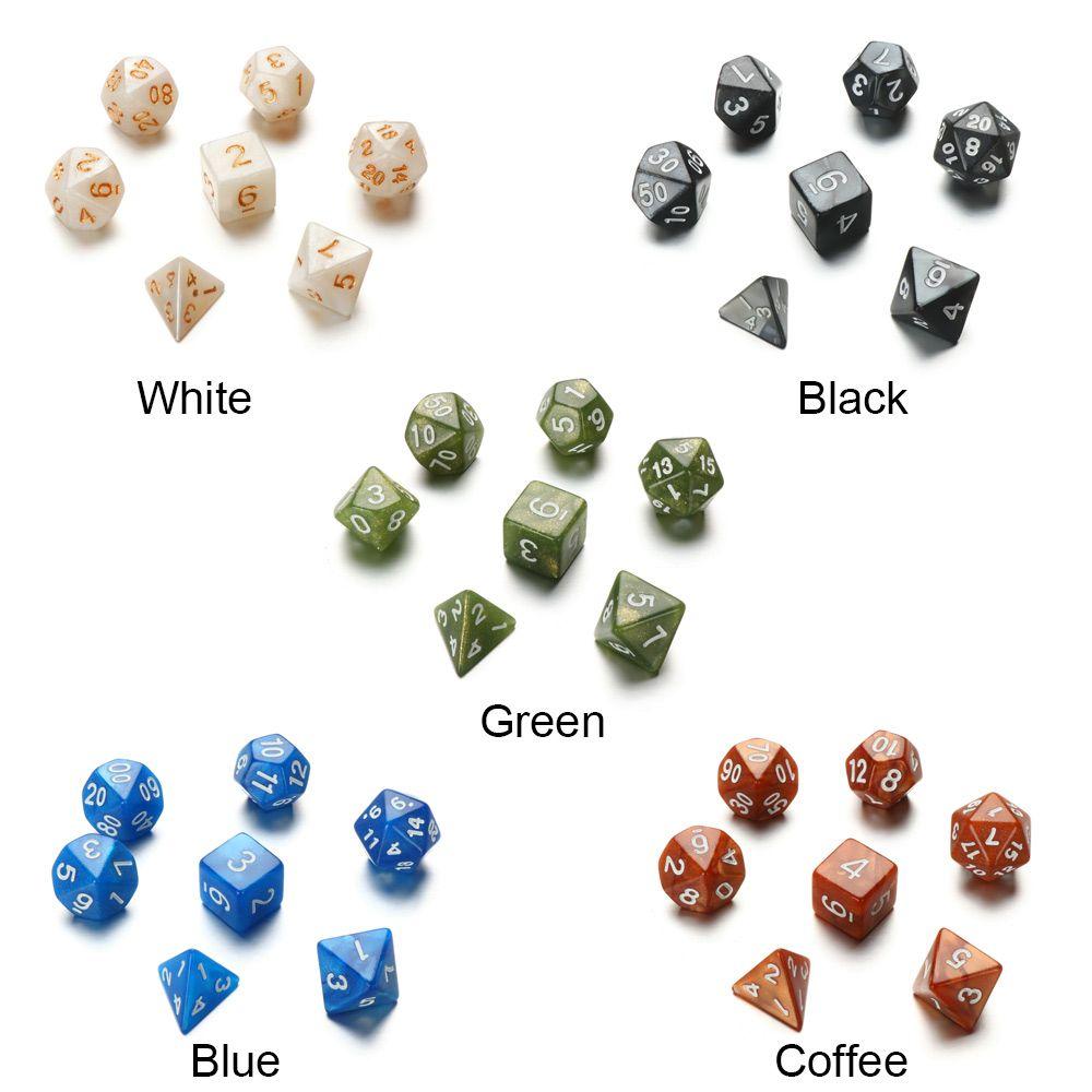 Polyhedral For TRPG DND Multifaceted Leisure Entertainment Toys Board Game Game Accessory Dice Set