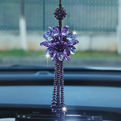 Корейские хрустальные автомобильные подвески: Элегантные украшения для зеркал заднего вида