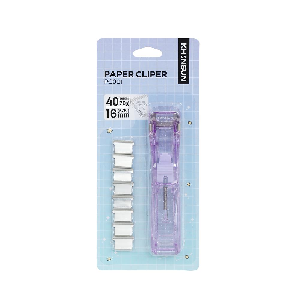 Paper Clipper Staplers Push Clamp File Documents Binding Tool Stapling Machine Paper Clips With Refills Office Supplies