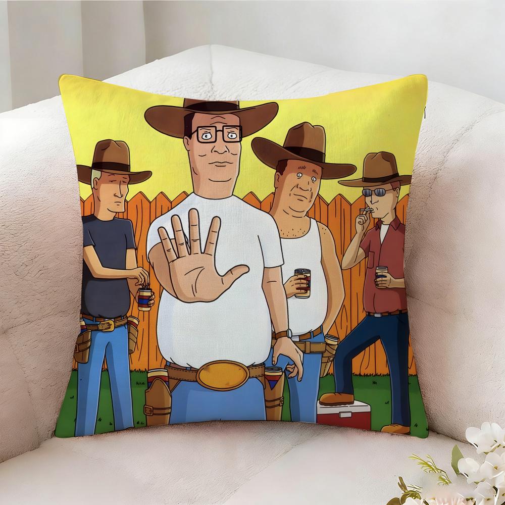 Kking Of The Hill Pillow Case Pillowcase Doublesided Printed Sofa Cushion Bedroom Headboard Pillow