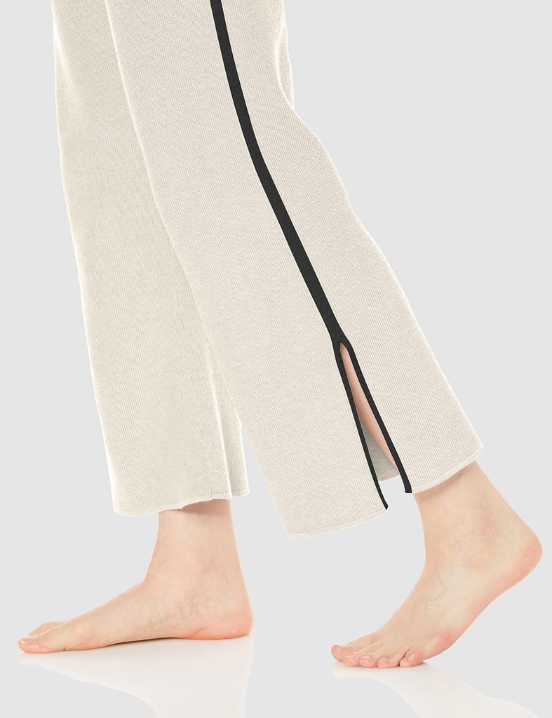 Брюки из трикотажного полотна SHNP221025 IVR F [Sneider Home] женские