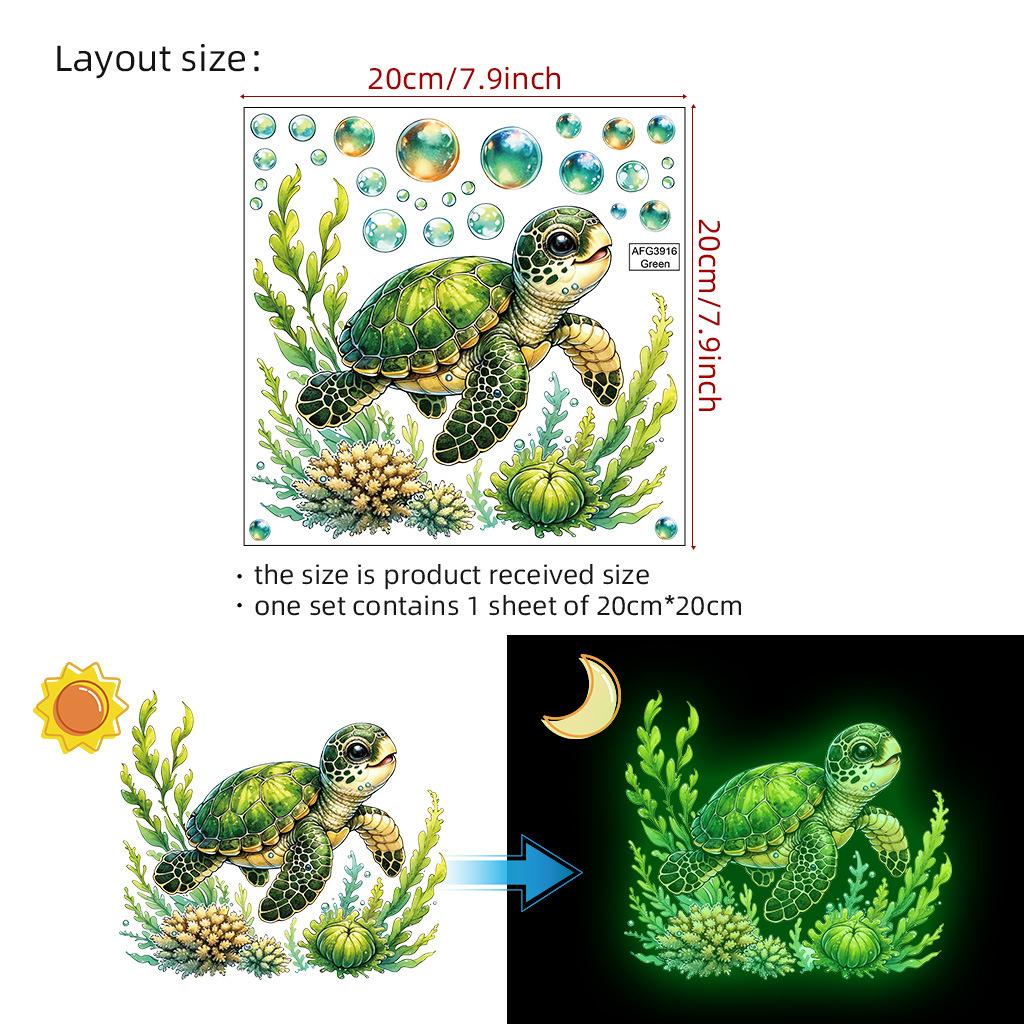 Светящиеся наклейки на стену «Фея-русалка», декор для детской спальни, светящиеся в темноте наклейки-бабочки для переключателей обоев