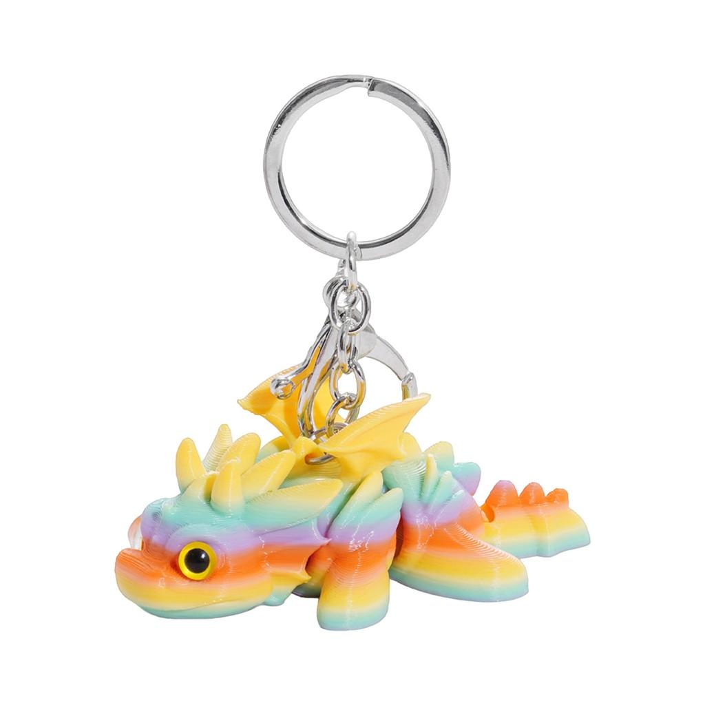 3D Printed Cute Three-dimensional Keychain Schoolbag Small Pendant Gift Small Ornament