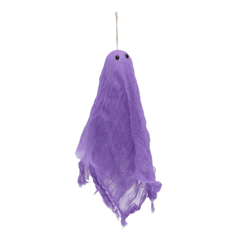 Gauze Ornament with Lanyard Hanging Scary Pendant for Tree Courtyard Window Indoor Outdoor Decoration