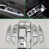 ABS Matte Gear Box+door Interior Armrest Decoration Frame Cover Trim for MITSUBISHI Outlander 2013 2014 2015 2016 Car