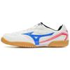 Crossmatch Plio RX 4 Durable Lightweight Shock Absorption Low Top Table Tennis Shoes Unisex Shoes White Blue Pink 81GA183021