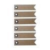 300 Kraft Labels 5 Cm - Pennant