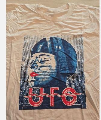Vintage UFO Band Usa Concert White Cotton Unisex T-Shirt S To 5XL Unisex T-Shirt