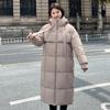 Winter New Women's Down Cotton Clothes Thickened Warm Hooded A Version Regular Hip-wrapped Warm Jacket