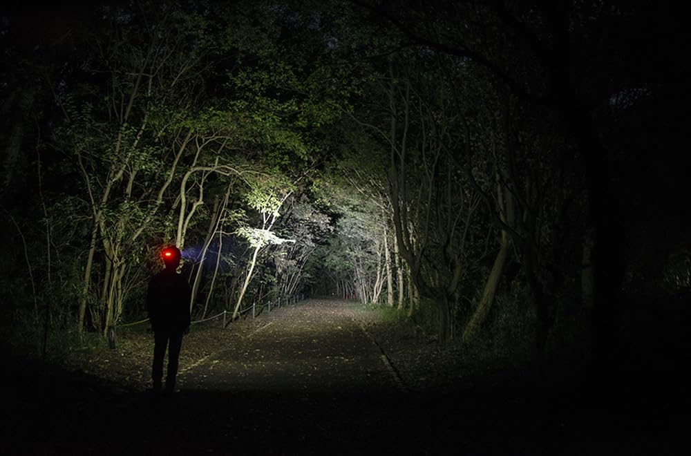 GENTOS Налобный фонарь Vader LED USB 720 часов работы Задний вид Требуется специальный аккумулятор HV-1000R Налобный фонарь, Перезаряжаемый, Люмены, 6.5