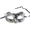 Mirror Disco Face Mask Glitter Texture Half Face Mask Costume Mask  For Women Men Party Prom
