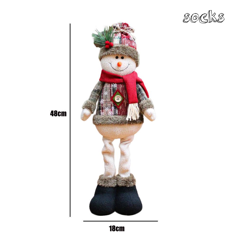 SK Рождество Санта-Клаус Снежный человек Лось Кукла Украшение Рождественская елка Достойные украшения