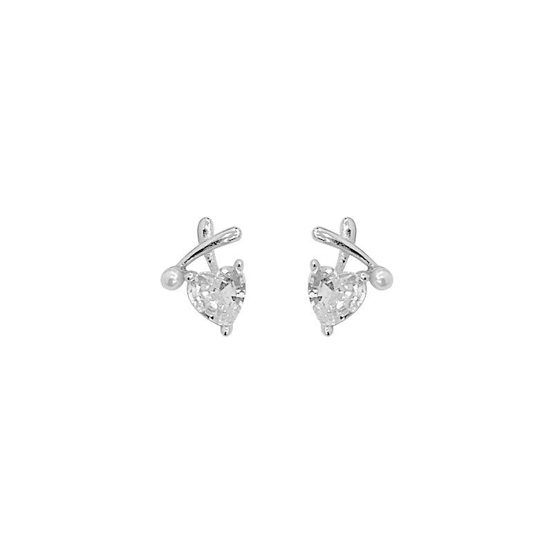 Серьги Niche X Letters Love Pearl для женщин с легким роскошным изысканным дизайном и темпераментом