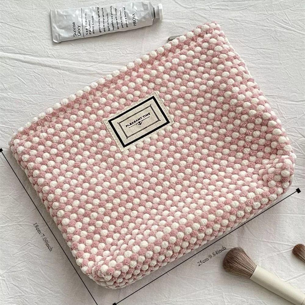 Canvas Lipstick Makeup Bag Simple Storage Bag New Cosmetic Organizer Pouch for Women Girls