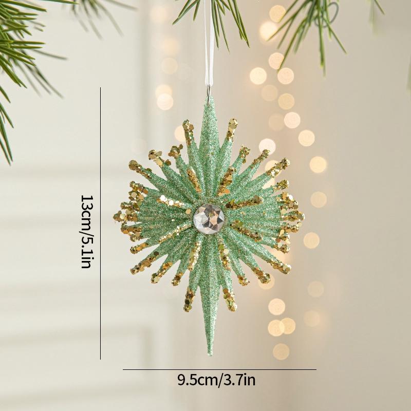 Рождественская подвеска Бабочка Снежинка Подвесная подвеска Декор для рождественской елки Рождественские подвески Реквизит для вечеринки Articulos Para Navidad