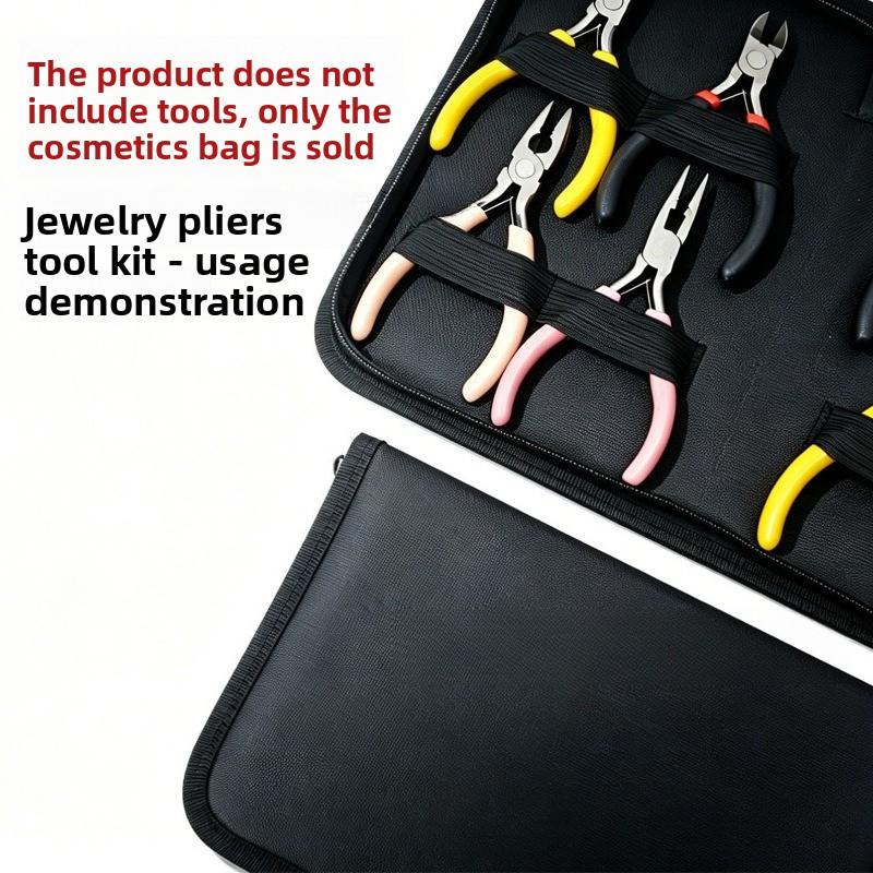 8 Pcs Jewelry Pliers Set, Multipurpose DIY Handcraft Tool Kit with Zipper Storage Bag for Jewelry Making Repair