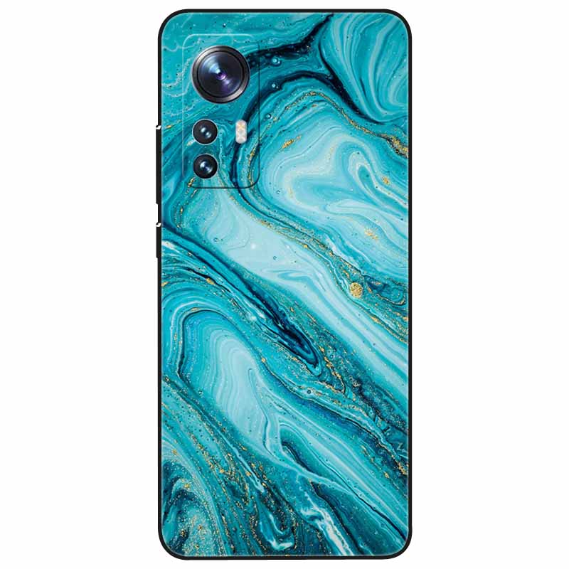 Чехол для Xiaomi Redmi Note 12s 12 S Мягкий Черный Силикон Крутой Мраморный ТПУ Funda Para для Redmi Note 12S 2023 Ударопрочный Note12s