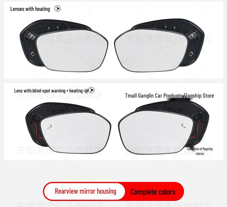 Корпус зеркала заднего вида Honda Integra 11-го поколения Civic с камерой заднего вида, линзой, рамкой и крышкой указателя поворота