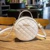 Retro Small Round Bag Women's Bag Women's Embroidered Messenger Bag