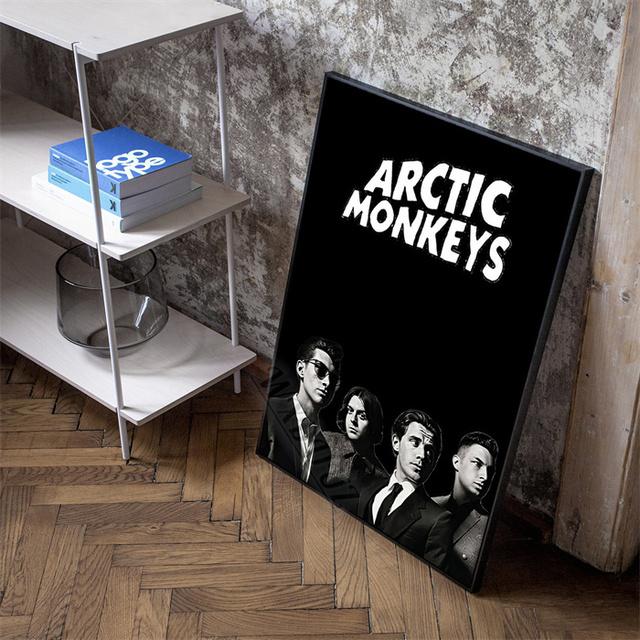 Classic Band Arctic Monkey Music 80s Retro Pictures Fan Room Living Room Art