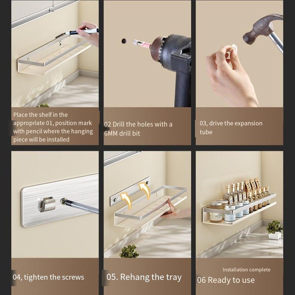 Настенный органайзер для приправ, присоска, полки для ванной комнаты, держатель для хранения в душевой кладовой