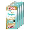 Большие подгузники Pampers Best for Skin 200 простыней x 4 [размер трусиков] (12-22 кг) (50 упаковок) [Кейс Продукт]