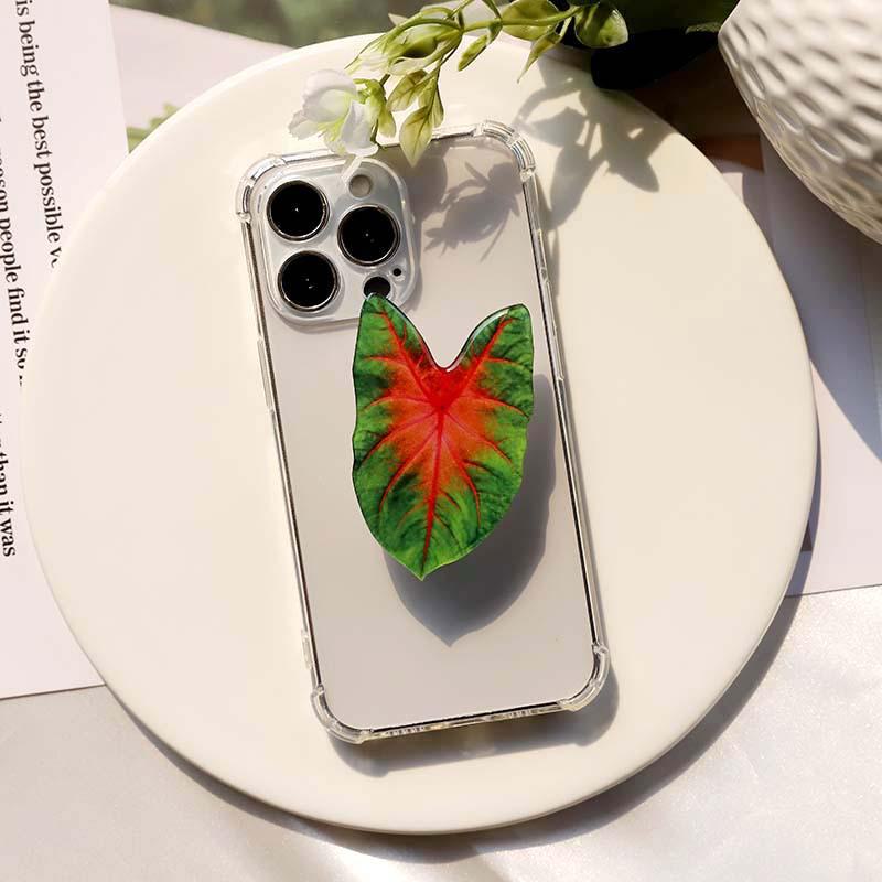 Складная акриловая подставка для телефона с имитацией листа и кронштейном для подушки безопасности