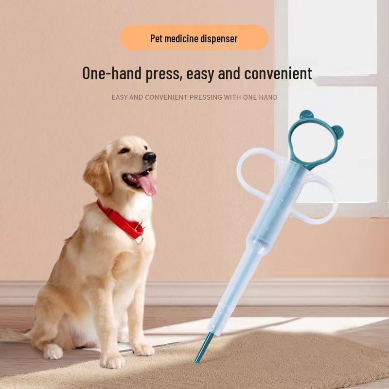 Шприц-дозатор для лекарств для домашних животных для кошек и собак - Идеально подходит для дегельминтизации и перорального приема лекарств