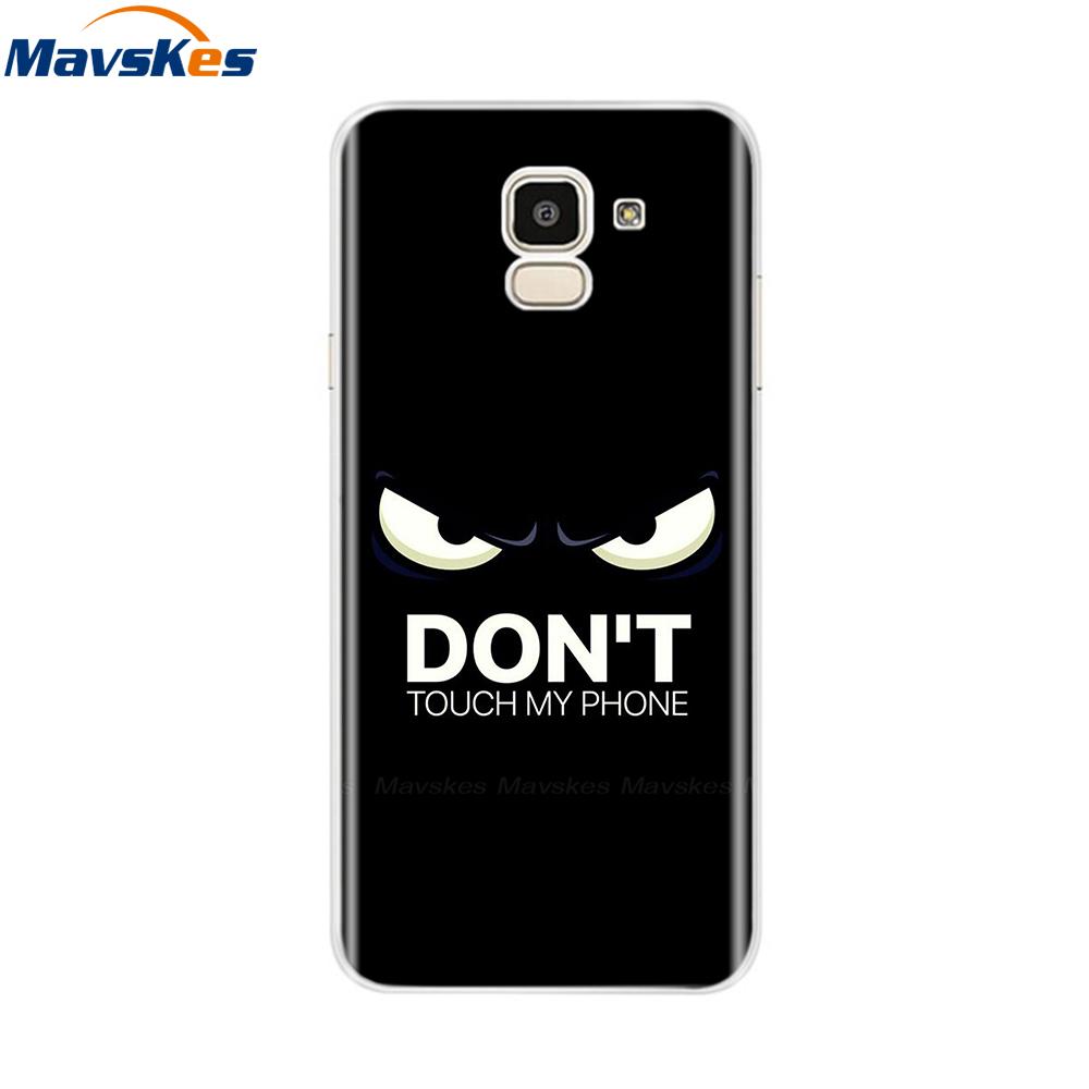 Чехол для Samsung Galaxy J6 2018 Мягкая задняя крышка из ТПУ-силикона sДля Coque Fundas Samsung J6 2018 J6 Plus 2018 Мягкие чехлы для телефона