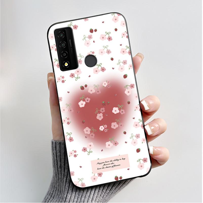 Case For TCL 20 XE 20XE 5087Z Phone Case Luxury Fashion Butterfly Flowers Black Soft TPU Silicone Protective Cover Shell Casing