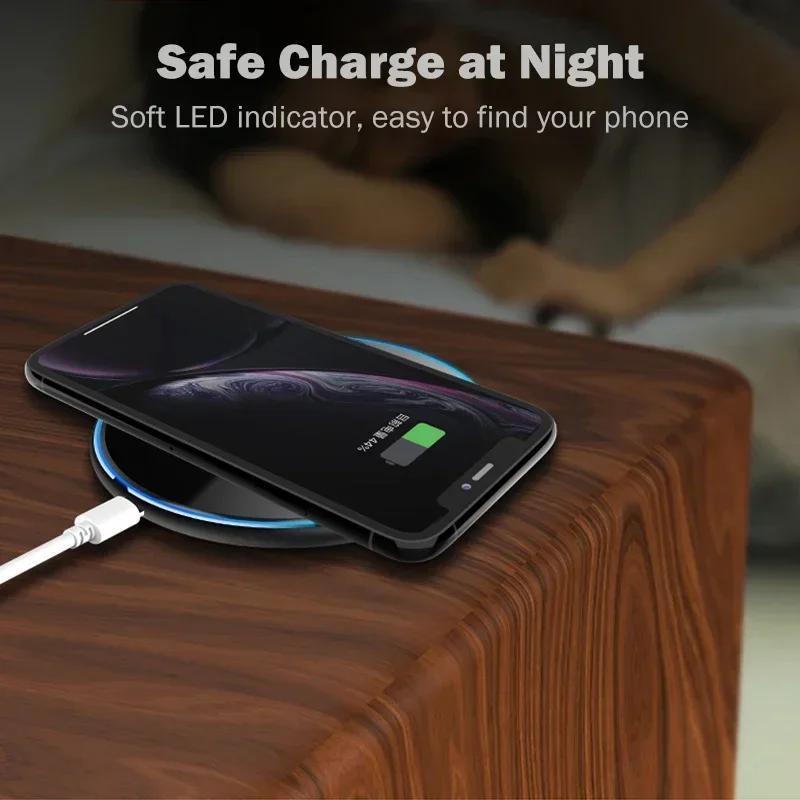 15W Fast Wireless Charger for Honor Magic 7 6 Pro Ultimate/Magic5 Pro/Magic4 Pro Wireless Charging Pad with Type-C Cable