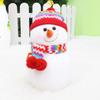 Party Snowman Doll 24cm, Fur Hat, 1 Piece