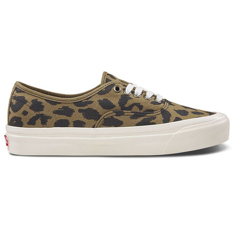 Vans Унисекс Anaheim Factory Authentic 44 DX OG Леопардовые Низкие Кеды из Канваса для Скейтбординга Повседневные VN0A38ENVL0