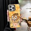 Мультяшный Толстый Тигр Смешной Мягкий Чехол для Телефона для iPhone 15 16 17 Pro Max 17Air 16E 14 Plus 13 12 Mini Ударопрочный Задний Корпус