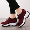 Autumn Women Flat Platform Sneakers For Women Breathable Mesh Sneakers Shoes Spring Ladies Laces For Sock Sneakers