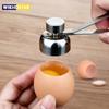 Egg Scissors Egg Topper Cutter Shell Opener Stainless Steel Boiled Raw Egg Open Creative Kitchen Tools Set