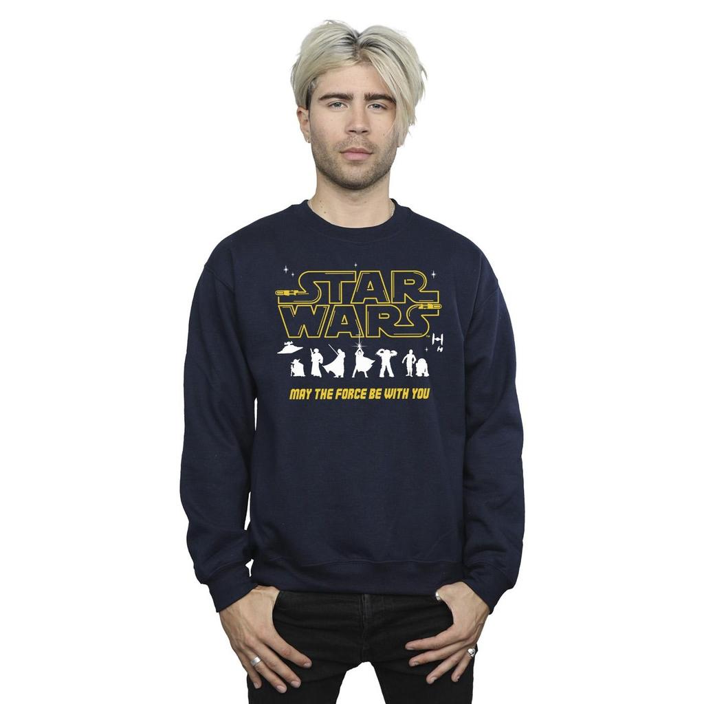 Star Wars Mens Silhouettes Force Sweatshirt