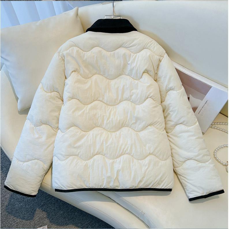 Down Padded Jacket Women's Winter Jacket, Small Loose Padded Jacket, Thick Lapel Padded Jacket Trend